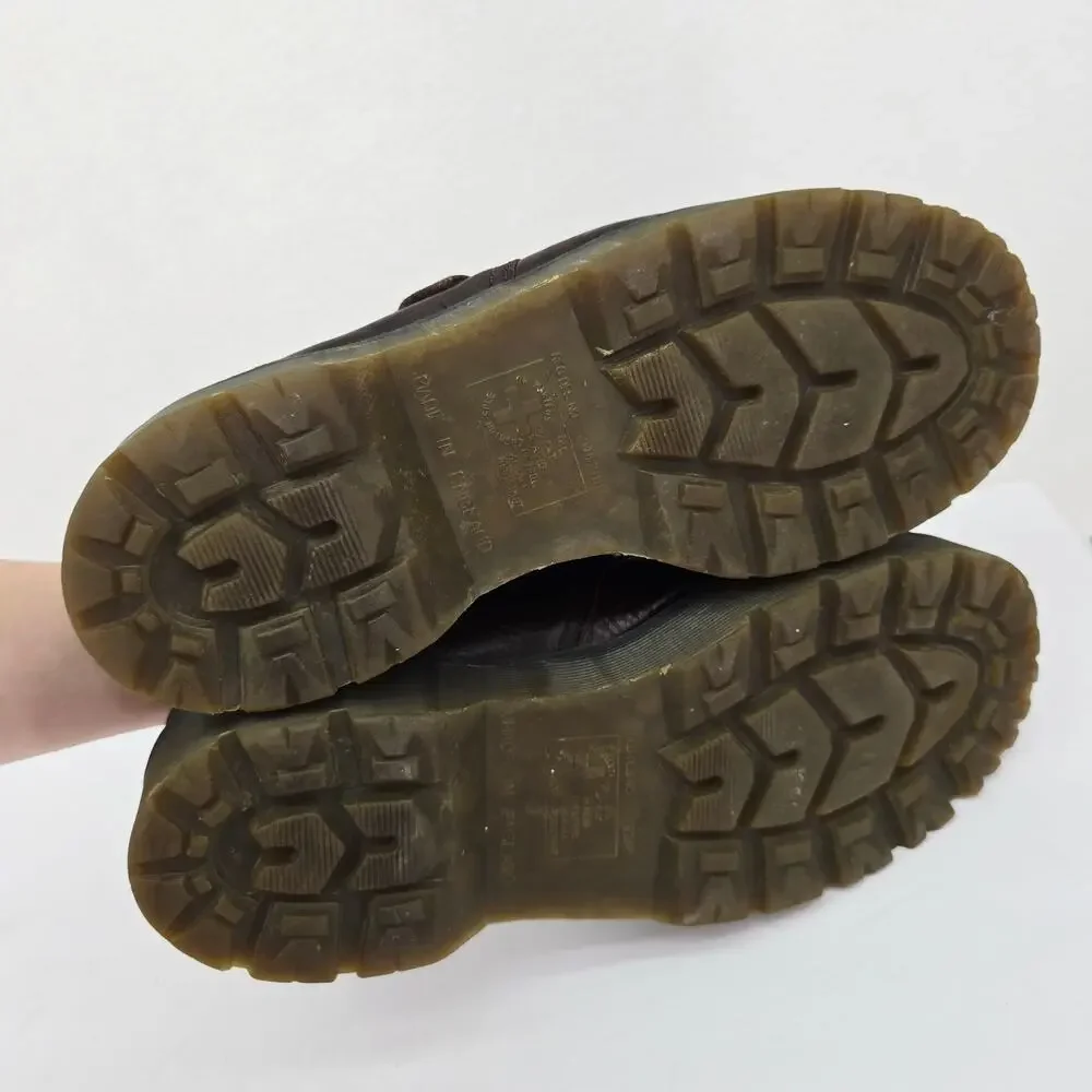 Vintage Dr. Martens Men's Mie Oxford Loafers Platform Chunky Brown 12